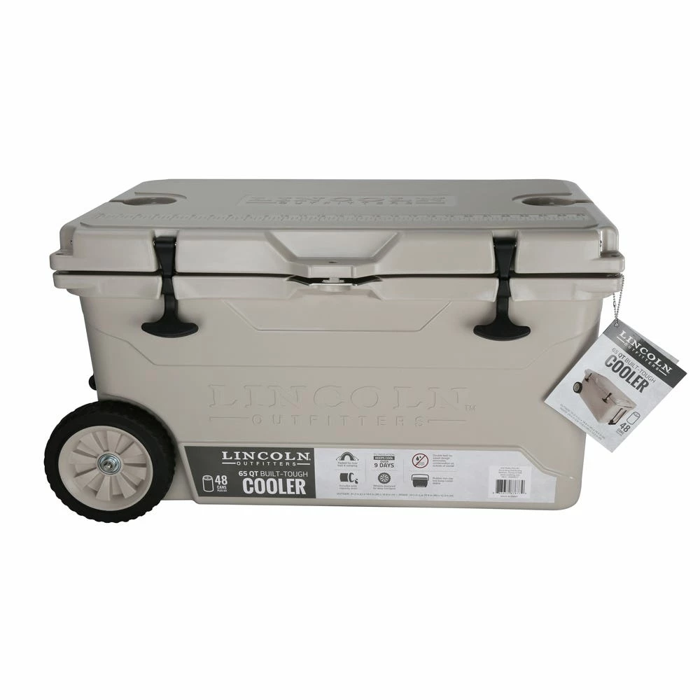 Lincoln Outfitters 65 Quart High Performance Cooler, Tan - 87-677-0204 - Coolers 1 Lincoln Outfitters 65 Quart High Performance Cooler, Tan - 87-677-0204 - Coolers