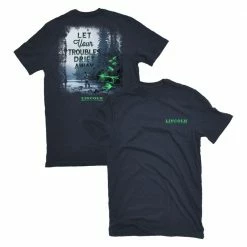 Lincoln Outfitters Men's Let Your Troubles Drift Away Short Sleeve T-Shirt - LO-128 - T-Shirts