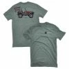 Lincoln Outfitters Men's Short Sleeve Drawn Jeep T-Shirt Aquifer Heather - LO-145 - T-Shirts