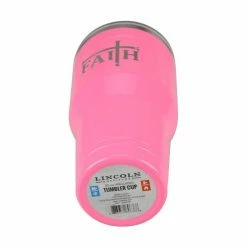 Lincoln Outfitters "Faith" 30 oz. Religious Tumbler, Pink - 89-638-0204 - Tumblers -LINCOLN OUTFITTERS Store 4fbb36b7fb7e7e8ea5e6f0a6da5e58dc03bb2ea9 32631061 4