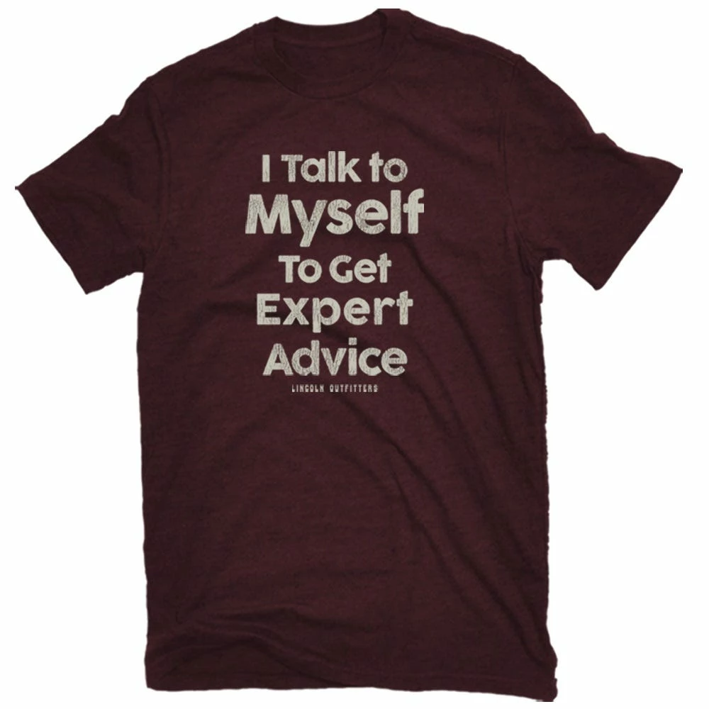 Lincoln Outfitters Men's Short Sleeve Expert Advice T-Shirt Windsor Wine Black Heather - LO-149-WWBH - T-Shirts 1 Lincoln Outfitters Men's Short Sleeve Expert Advice T-Shirt Windsor Wine Black Heather - LO-149-WWBH - T-Shirts