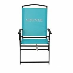Lincoln Outfitters XL Sling Folding Chair, Aqua - 89-270-0204 - Camp Furniture -LINCOLN OUTFITTERS Store 6cfeaee635be9d4211c737189497bfba95f17b2f 32512020 3