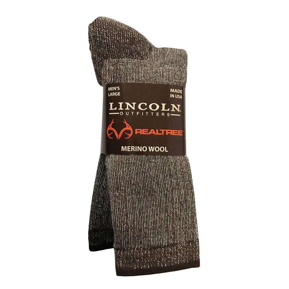 Lincoln Outfitters Men's Merino Wool Boot Sock 2 Pack Brown - RT/L2/9743-BRN - Socks 1 Lincoln Outfitters Men's Merino Wool Boot Sock 2 Pack Brown - RT/L2/9743-BRN - Socks