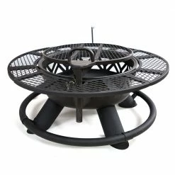 Lincoln Outfitters Steel Fire Pit with BBQ Grate - 90-165-0204 - Fire Pits & Heaters -LINCOLN OUTFITTERS Store a0090d9c28c46bdfa70405ad9f129351410e51c4 32150005 5
