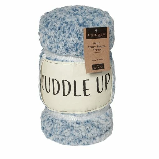 Lincoln Outfitters Cuddle Up Patch Sherpa 50 x 60 Throw - RK-TEDAP-CUD - Blankets & Bedspreads -LINCOLN OUTFITTERS Store a2334c768924ef7a2706c60271b584eb0107da4d 490930008 main
