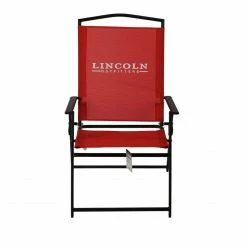 Lincoln Outfitters XL Sling Folding Chair, Oxy Fire - 89-274-0204 - Camp Furniture -LINCOLN OUTFITTERS Store a75403b00d8c5e8056402d73933d4f78131264c4 32512024 3