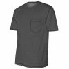 Lincoln Outfitters Men's Heavyweight Relaxed Fit Short Sleeve Pocket Tee Charcoal Heather - LOPK-01R-CLH - Pocket T-Shirt