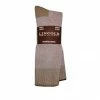 Lincoln Outfitters Men's Merino Wool Blend Marl Boot Sock 2 Pack - Tan / Size Large L2/72516-COY-L - Socks
