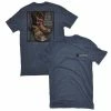 Lincoln Outfitters Men's Short Sleeve Cowboy Boots T-Shirt Denim Heather - LO-132DH - T-Shirts