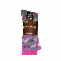Lincoln Outfitters Girl's Merino Wool Blend Boot Sock 2 Pack Camo - L2/8857-C/PK - Socks
