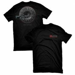 Lincoln Outfitters Men's Short Sleeve United States Firearms Design T-Shirt Black - LO-138 - T-Shirts