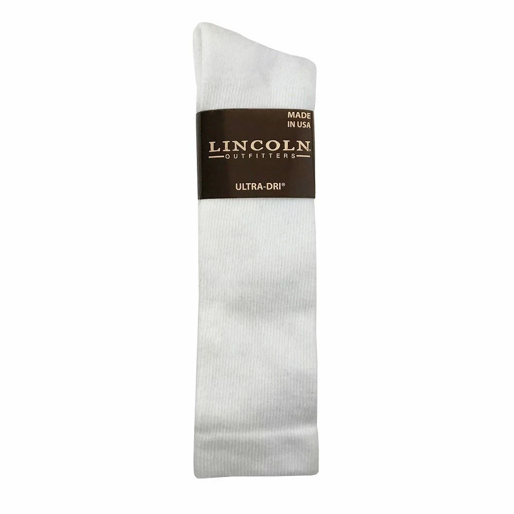 Lincoln Outfitters Men's Western Boot Sock White - L9157-W - Socks 1 Lincoln Outfitters Men's Western Boot Sock White - L9157-W - Socks