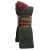 Lincoln Outfitters Men's Merino Wool Blend Sock 2 Pack Assorted - RT/L2/72232-ASST - Socks