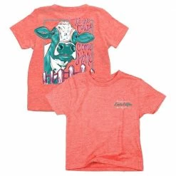Lincoln Outfitters Youth Girl's Till the Cows Come Home Short Sleeve T-Shirt - LOY-22 - T-Shirts