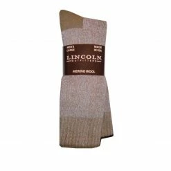 Lincoln Outfitters Men's Merino Wool Blend Marl Boot Sock 2 Pack - Tan / Size Large L2/72516-COY-L - Socks -LINCOLN OUTFITTERS Store f9602da23a83c9584240cde8272c8cbc75397c6d 86592022