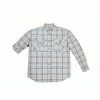 Lincoln Outfitters Men's Long Sleeve Plaid Shirt Grey/Red - G4359-GRYRED - Long Sleeve Shirts